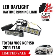 TOYOTA VIOS NCP150 2014 YEAR FRONT BUMPER LED DRL DAYLIGHT DAYTIME RUNNING LIGHT