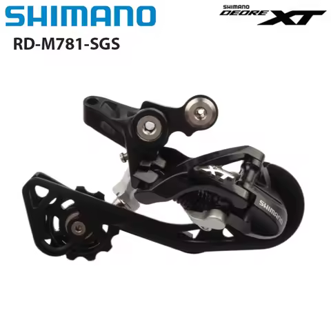 Shimano Deore XT M781 Derailleur Rear RD-M781 SGS 10 Speed Black For MTB Mountain Bike Original Acce