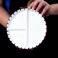陶瓷分格餐盤日式創意一人食減脂早餐盤定量三格減肥分餐盤子家用