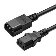 C13-C14 Power Cord Male to Female PDU Chassis Server C13 to C14 Plug Data Center Extension Cable 1.5