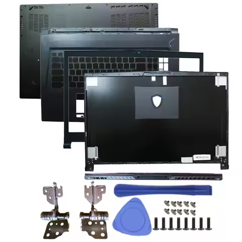 Laptop Case For MSI GS73VR MS-17B1 17B3 17B4 17B5 17B6 B7 Notebook LCD Back Cover Front Bezel Hinges