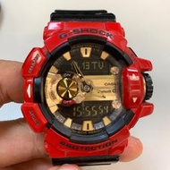 可線上刷卡  Casio 5413 Gmix GBA 400 藍芽手錶 客製鋼鐵人配色