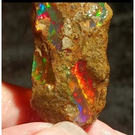 Opal Rough Stone Opal Rough Stone Fire Color Opal Opal Mineral Crystal Ore Teaching Specimen Colorfu