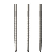 MISSION Dart Point - 32/36/40mm Black/Silver Ripple Dart Needle Replacement Steel Darts Point 3Pcs/P