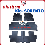 Thảm lót sàn xe Kia Sorento  đời 2023 -2025 - Hàng cao su dày dặn không mùi dễ vệ sinh MẪU NISSIN