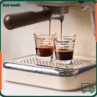 SERENDI Espresso Shot Glass, Espresso Essentials Universal Shot Glass Measuring Cup, 60ml Heat Resistant Measuring Shot Glass