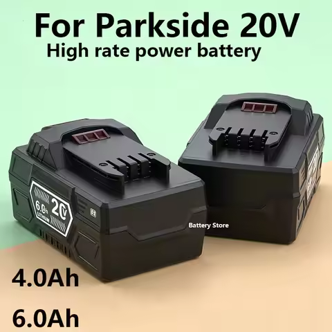For Parkside 20V full range electric tool battery PAP B1 B3 hand drill battery A3/ PAP 208 A1 4.0Ah 
