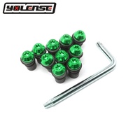 Motorcycle Windshield Bolts Screw Nut Fastener Kit M5 5mm 10PCS For Kawasaki Z900 Z1000 Z1000SX