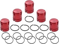 5Pcs Billet Aluminun Accumulator Piston Kit for 1999-on Chrysler Dodge Jeep Ram 45RFE 545RFE 65RFE 6