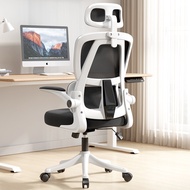 Computer Chair Home Office Chair Bedroom Back Seat Desk Chair Student Learning Long-Sitting Ergonomic Chair