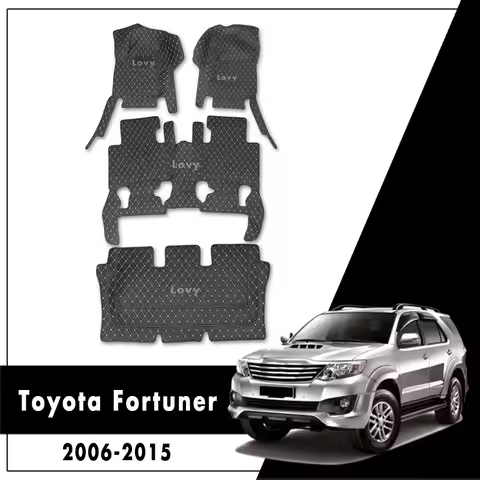 For Toyota Fortuner 2015 2014 2013 2012 2011 2010 2009 2008 2007 2006 (7 seats) Car Floor Mats Auto 
