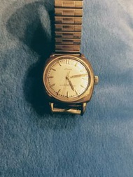 Stowa 德國古董錶 機械錶 手動上鍊 機芯有擺輪補償螺絲 金屬伸縮錶帶 良品