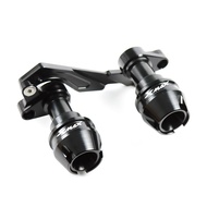 พร้อมโลโก้ XMAX XMAX 300 2020-2022 Garpu Depan Motor ล้อท่อไอเสียตกกันล้มตัวเลื่อนกันชนอุปกรณ์เสริมส