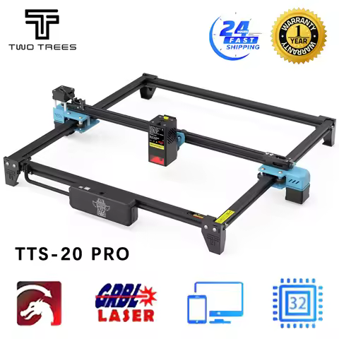 Twotrees 418x418mm CNC Laser Engraving Machine 130W TTS-20 PRO Wifi Control Glass Metal Laser Engrav