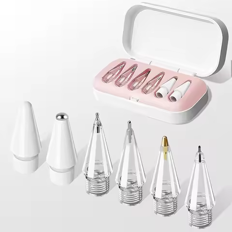 4/6 Pcs Replacement Pencil Tips for Apple Pencil 1th 2th 3th Generation 2B Soft Nibs For IPad Pro Pe