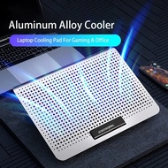 Aluminum Alloy Notebook Radiator Stand Gaming Cooling Fan Laptop Cooling Pad 11 13 17 Inch Laptop Cooler Stand For Gaming