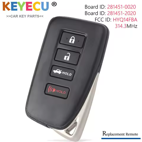 Smart Remote 89904-53610 for Lexus ES300H ES350 GS350 GS450H GS F GS200T IS250 IS300 4 Button HYQ14F