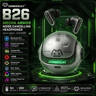 魔鬼猫/ZombiesCat | Zombies Cat B26 Armor ANC Noise Cancelling Earphones Custom EQ Bluetooth 6.0 Sport 