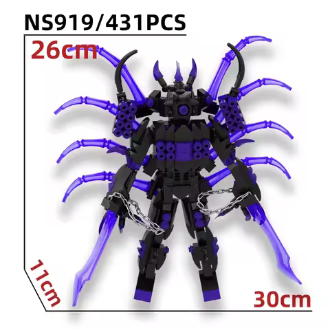Tv Man Skibidi Toilet Man MOC Building Blocks Toys Titan Clock Man Female TV personality Model Diy G