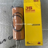Oil filter for Audi Q7 3.0 2006-2012 - Audi Q7 4.2 2007-2015 JS Asakashi Japan OE0056