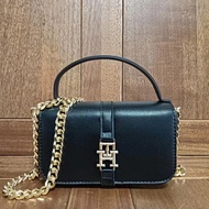Tommy Hilfiger 2023 Tommy Autumn And Winter New Tommy European And American Fashion One-Shoulder Crossbody Chain Handheld Small Square Bag