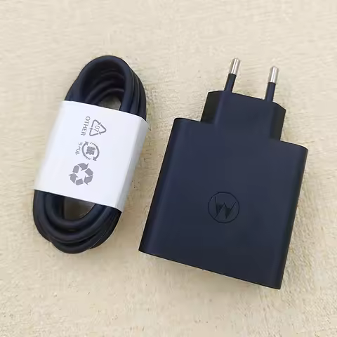 NEW 125W Turbo Charger For Motorola Moto X50 Ultra AI X40 X50 Pro S60 Neo Fast Charging Wall Power A