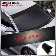[EXTRA BIG 30cm x 140cm] Matte Black Out Windscreen Sticker Design Decals Vinyl Car Lorry Van Accessories