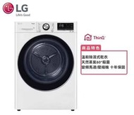 【高雄電舖】LG樂金 10公斤免曬衣 除濕式 乾衣機 WR-100VW  內建WIFI