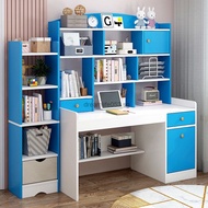 Ready Stock Kids Study Table Set Kids Study Desk Children Study Table Home Girl's Desk and Bookshelf Combination in One Primary School Student Study Table and Chair Set d12