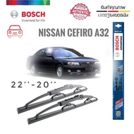 ใบปัดน้ำฝน ซิลิโคน ตรงรุ่น Nissan Cefiro A32 1996 ไซส์ 22-20 ยี่ห้อ BOSCH จำนวน 1 คู่**ส่งไวจบในที่เดียว**