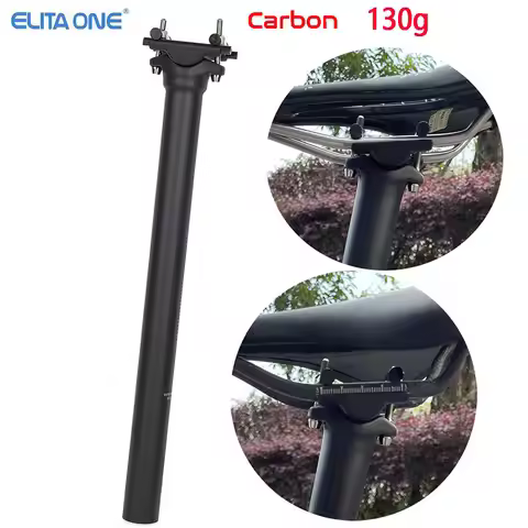 ELITA ONE Carbon Fiber Seat Post Road/Mtb Bike Seatpost 130g UD Matte 27.2/31.6*350/400 mm bicycle p