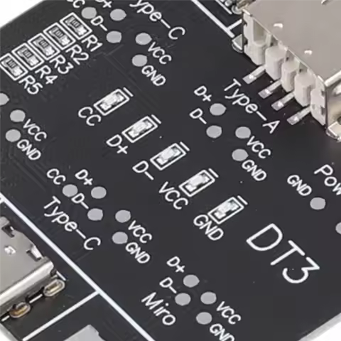 AA19 DT3 Data Cable Detection Board USB Cable Tester USB Type-C Data Cable Inspection Board USB Cabl