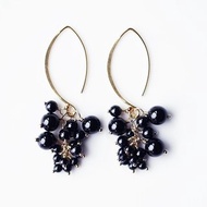 黑尖晶石黑醋栗簇狀耳針黑醋栗