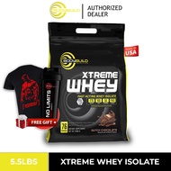 BodyBuild Xtreme Whey isolate Protein 5.5lbs, 3 in 1 Whey  27g Protein, 76 Serving, With DigeZyme® W