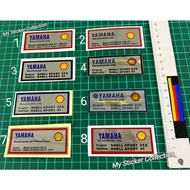 Shell Yamaha Recommend (Engine &amp; Gearbox) RXZ Sticker Printing #shell #advanced #4t #2tx #engine