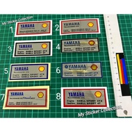 Shell Yamaha Recommend (Engine & Gearbox) RXZ Sticker Printing #shell #advanced #4t #2tx #engine