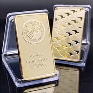 Australian Commemorative Coin Block Foreign Coin Square Gold Silver Block Swan Commemorative Coin Co