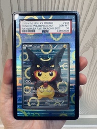 2016 比卡超 烈空座 變裝 可換 Poncho-Wear Pikachu Rayquaza  xy-p/231 psa 10