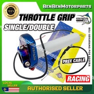 Espada Titanium Fast Throttle Racing Handle Grip FREE Cable Universal EX5 WAVE DASH RS150 LC135 Y15Z