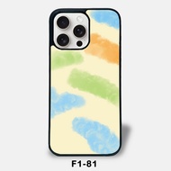 Iphone 15 Pro 14 Plus 13 Pro Max 11 12 Phone Case Watercolor Cloudy Brush F1-81