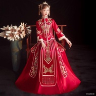 wedding dress for ninang❒Xiuhe clothing 2021 new summer wedding toast clothing Chinese wedding dress