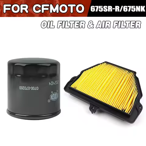 For CFMOTO 675SR 675NK Oil Filter Air Filter Moto Parts CF Moto 675 SR NK Engine Element Filter Moto