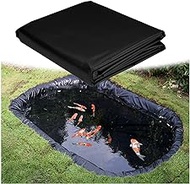 Fishing Mat 8 Mil Pond Liner 5x16.5ft 6.6x9.9ft 13x26ft 33ftx39ft Pond Skins Garden Pool Membrane For Fountain Koi Ponds Waterscape Pond Lining Tear Resistant (Size : 1.5x9m/5x29.5ft) 1.5x9m