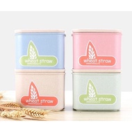 WHEAT FOOD STORAGE BOX JAR | WHEAT FIBER FOOD STORAGE CANISTER