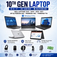 i5/i7 9th-10th Gen Laptop | Dell Latitude 7410 7310 5410 5510 | HP ProBook 440 | ThinkPad X1 T14 | 1