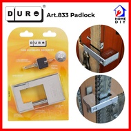 Duro Art.833 Armoured Metal Gate Padlock - Duro Lock