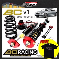Adjustable🔥BMW F10 2010++ BC Racing V1 Series  Hi Lo Soft Hard Adjustable Absorber / Suspension
