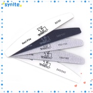 SYNITE Sandpaper Nail File, Professional 80/100/150/180/240Grit Nail File, Durable Double Sided Nail