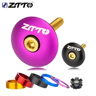 ZTTO MTB Bike Headset Spacer Cover Suspensi Top Tiub Cap Skru Garpu Cincin Pengatur Jarak 1 1/8 Inci