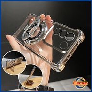 Casing Vivo V27 5G V27E Four Anti Fall Case With Folding Bracket